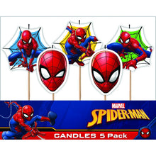 White Smoke Candle Small 5 Pack - Spider-Man Themed Parties