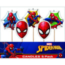 White Smoke Candle Small 5 Pack - Spider-Man Themed Parties