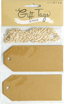 Kraft Gift Tags, 10Pk