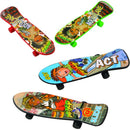 White Smoke Favour Skateboard 4 Pack Party Favours