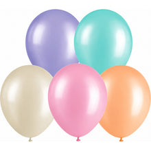 White Smoke Balloon Pastel Latex 30cm 10 Pack - Assorted Balloons