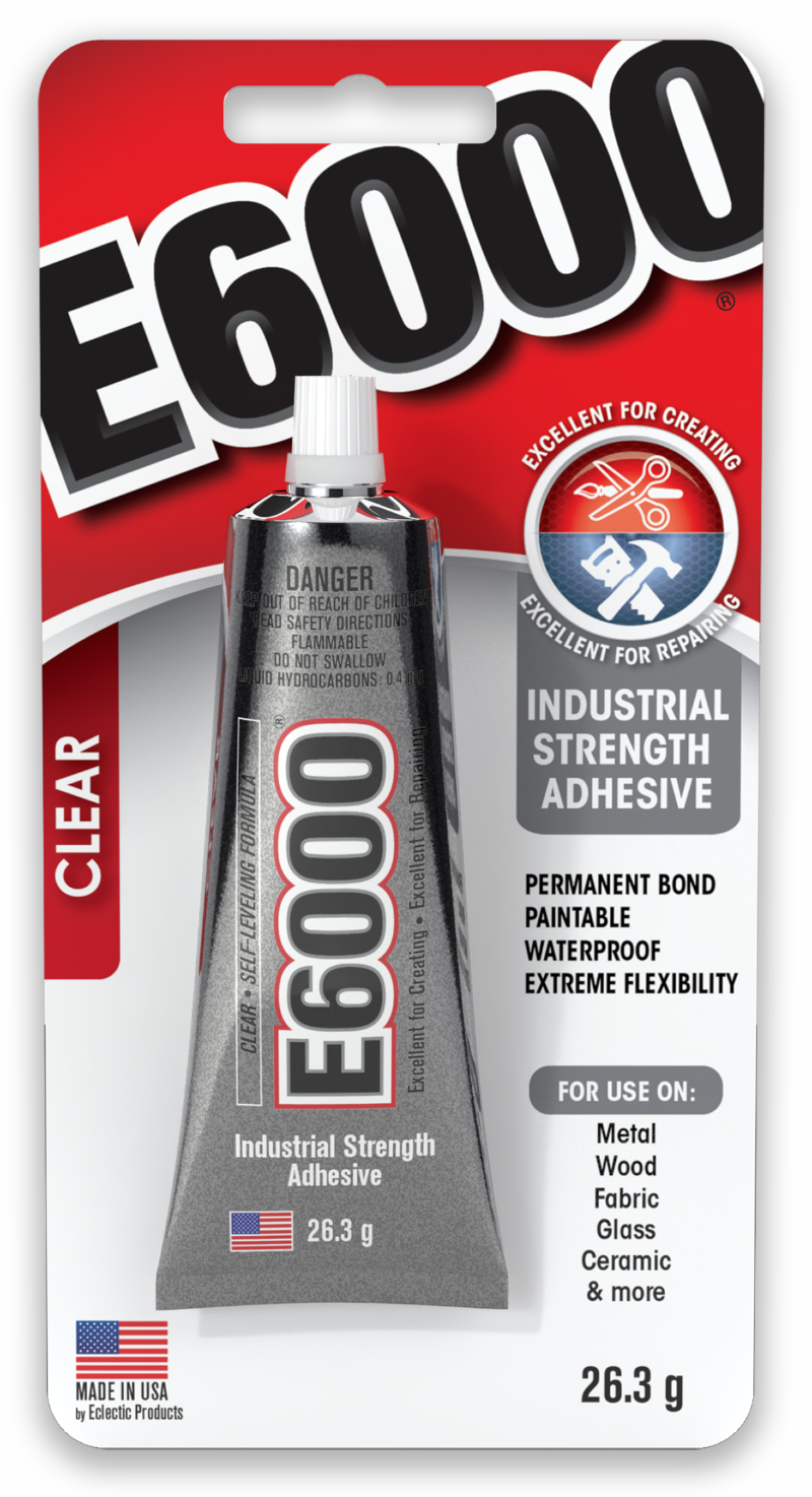 White Smoke E6000 Clear Industrial Strength Adhesive, 26.3g Craft Tapes & Adhesives