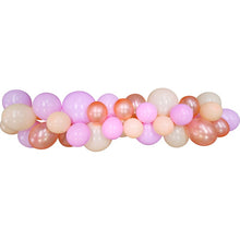 White Smoke Balloon Garland 35 Pack - Pink Rose Gold Balloons