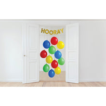 Light Gray Balloon Door Kit - Rainbow Balloons