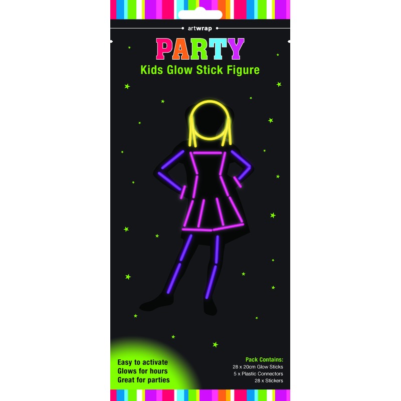 Black Glow Girl Suit 61 Piece Glow