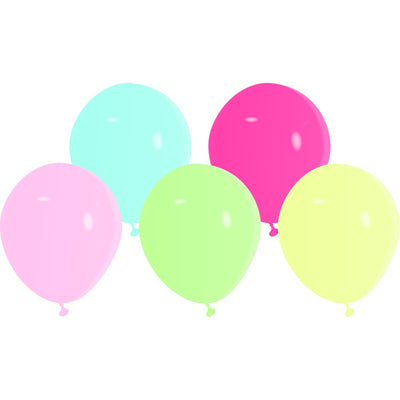 White Smoke Balloon Latex 12cm 20 Pack - Pastel Balloons