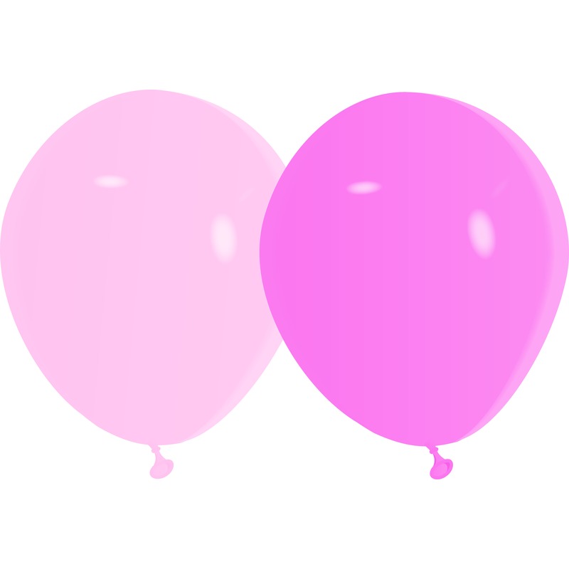 White Smoke Balloon Latex 12cm 20 Pack - Pinks Balloons