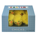 White Smoke Easter Chicks, Yellow, 6pk Easter