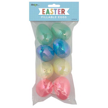 White Smoke Easter Fillable Eggs, 8pk Easter