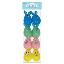 White Smoke Easter Fillable Bunnies, 8pk Easter