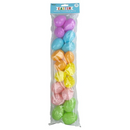 White Smoke Easter Fillable Eggs, Pastel, 18pk Easter