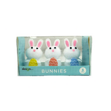 White Smoke Easter Bunnies Eggs, 3pk Easter