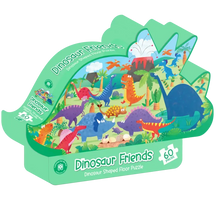 Dinosaur Friends Shaped Floor Puzzle