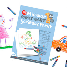 White Smoke Micador Ealry stART Scribble Pad, A3 Kids Drawing Supplies