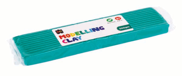 White Smoke EC Modelling Clay, Dark Green, 500g Kids Activities