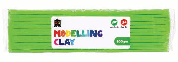 Yellow Green EC Modelling Clay, Green, 500g Kids Activities