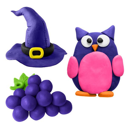 White Smoke EC Modelling Clay, Purple, 500g Kids Activities
