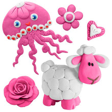 White Smoke EC Modelling Clay, Pink, 500g Kids Activities