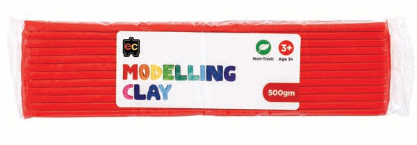 Orange Red EC Modelling Clay, Red, 500g Kids Activities
