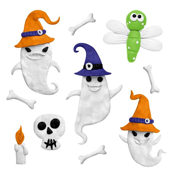 White Smoke EC Modelling Clay, White, 500g Kids Activities