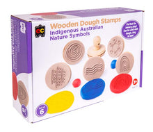 White Smoke EC Wooden Dough Stamps - Indigenous Nature, Set 6 Kids Activities