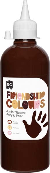 White Smoke EC Friendship Colours Paint - Espresso 500ml Kids Paints