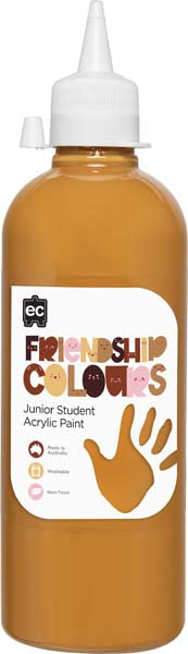 White Smoke EC Friendship Colours Paint -  Honey 500ml Kids Paints