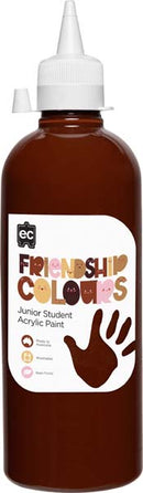 White Smoke EC Friendship Colours Paint - Mahogany 500ml Kids Paints