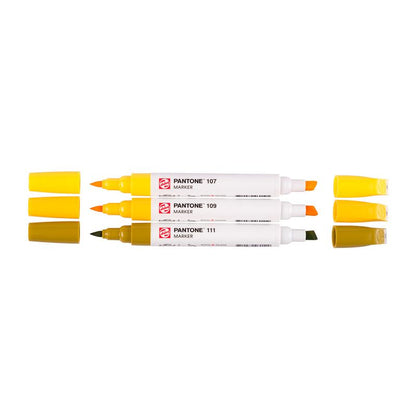 Talens Pantone Paint Markers, 3pk Yellow