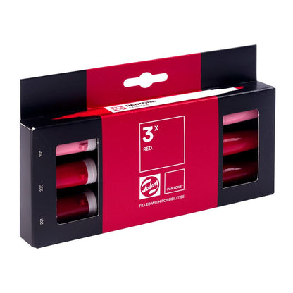 Talens Pantone Paint Markers, 3pk Red