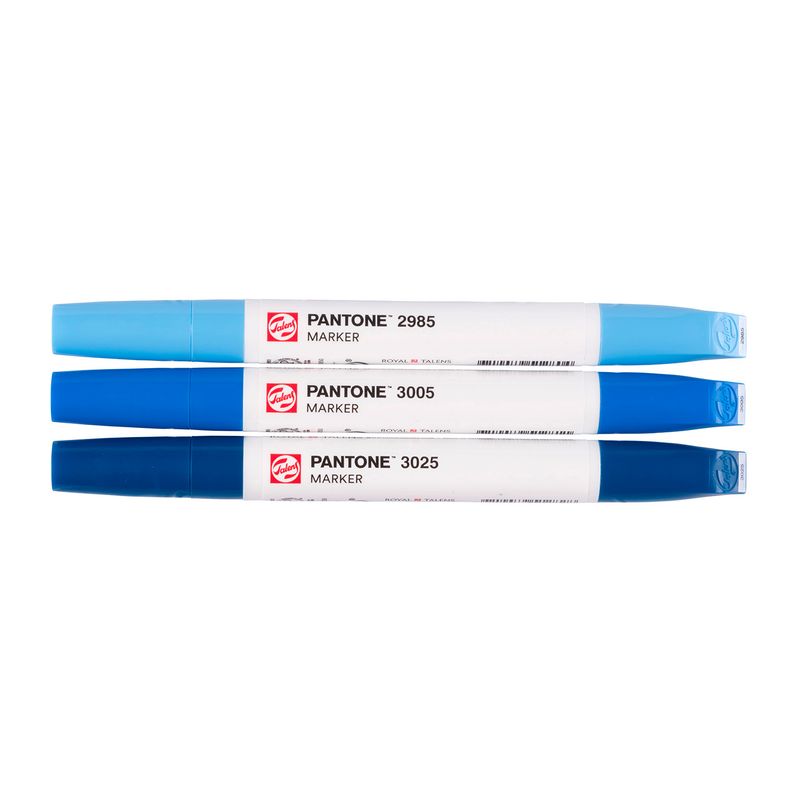 Talens Pantone Paint Markers, 3pk Blue