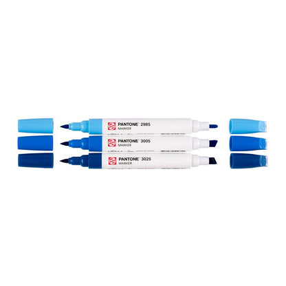 Talens Pantone Paint Markers, 3pk Blue