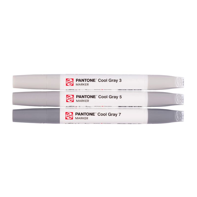 Talens Pantone Paint Markers, 3pk Cool Grey