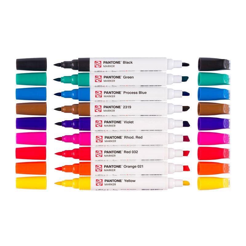 Talens Pantone Paint Markers, 9pk Primary