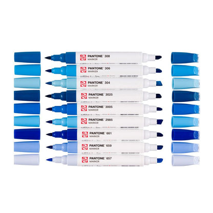 Talens Pantone Paint Markers, 9pk Blue