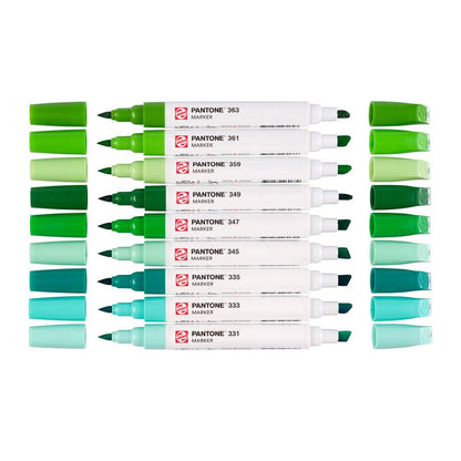 Talens Pantone Paint Markers, 9pk Green