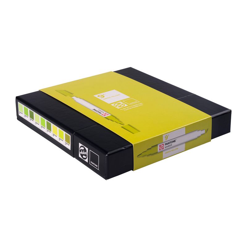 Talens Pantone Paint Markers, 9pk Green Yellow