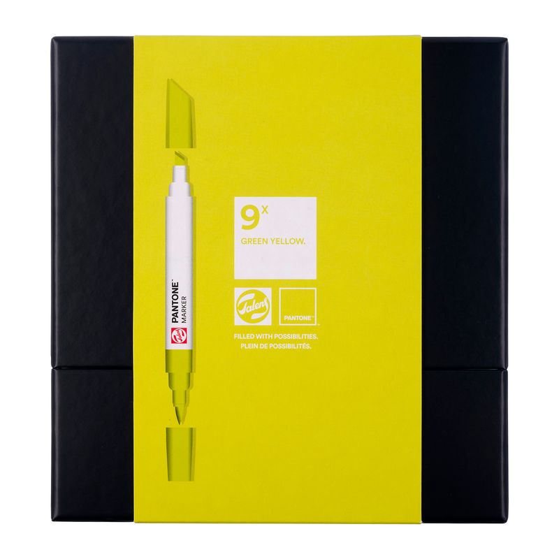 Talens Pantone Paint Markers, 9pk Green Yellow