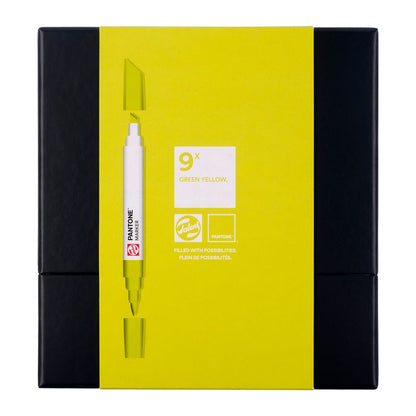Talens Pantone Paint Markers, 9pk Green Yellow