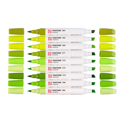 Talens Pantone Paint Markers, 9pk Green Yellow