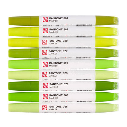 Talens Pantone Paint Markers, 9pk Green Yellow