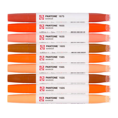 Talens Pantone Paint Markers, 9pk Warm Red