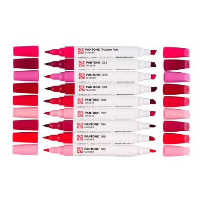 Talens Pantone Paint Markers, 9pk Cool Red