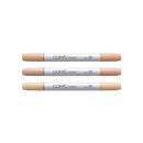 White Smoke Copic Ciao Exclusive Earth Tones Assortment A, 3Pk Bundle Custom Bundle