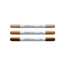 White Smoke Copic Ciao Exclusive Earth Tones Assortment B, 3Pk Bundle Custom Bundle