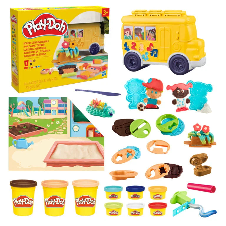 White Smoke Play-Doh School Day Adventures Kids Clay, Dough & Modelling