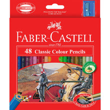 Orange Red Faber-Castell Classic Colour Pencils, Assorted Colours - 48 Pack Pencils