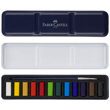 Light Gray Faber-Castell Creative Studio Watercolour Paint Pan  (Tin Box 12) Watercolour Paint