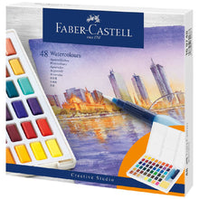 White Smoke Faber-Castell Creative Studio Watercolour Paint Pan, Pk48 Watercolour Paint