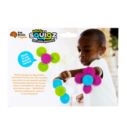 White Smoke Fat Brain Whirly Squigz Silicone Spin Fidget Toy Fidget Toys